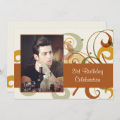 De rustieke Uitnodiging van de Foto van (Voorkant / Achterkant)