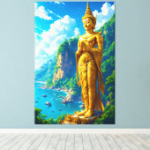 De rustige beschermer canvas afdruk (Insitu (Houten vloer))