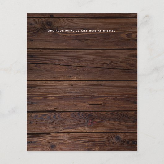 De Rustige Foto van de begroting sparen het DatumH (Achterkant)