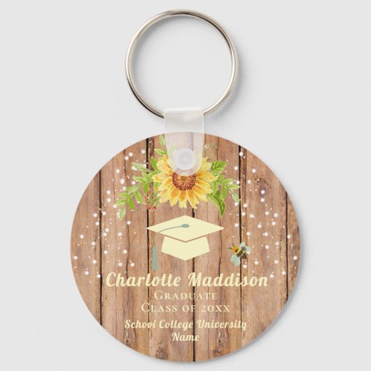 De Rustige Klasse van het Afstuderen van Gefelicit Sleutelhanger (Voorkant)