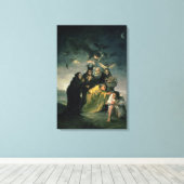 De Sabbat van de getuigen Canvas Afdruk (Insitu (Houten vloer))