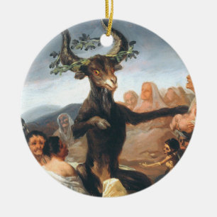 De Sabbat van de getuigen Francisco Goya Keramisch Ornament