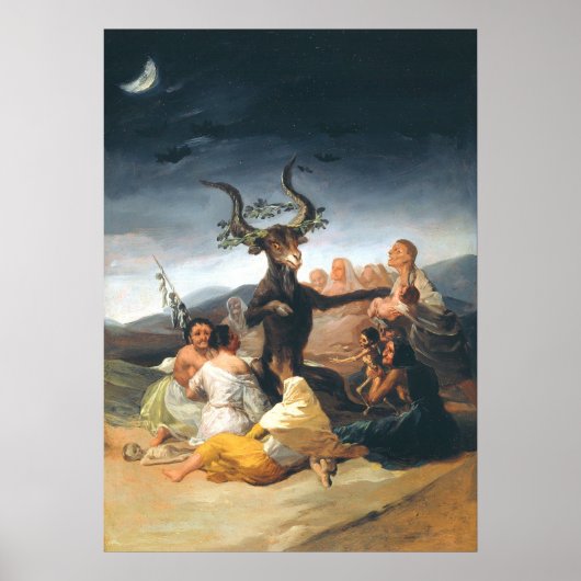 De Sabbat van heksen Francisco Goya Poster (Voorkant)