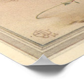 DE SACRED BEETLE - Insect Book Illustration Poster (Hoek)