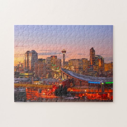 De Saddle Dome Calgary. Legpuzzel (Horizontaal)