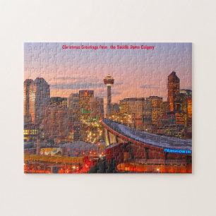 De Saddle Dome Calgary. Legpuzzel