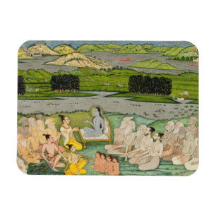 De sage Shuku Deva die koning Parikshit en een Magneet