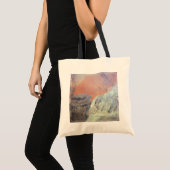 De Saharawoestijn in Algerije, Noord-Afrika. Tote Bag (Voorkant (product))