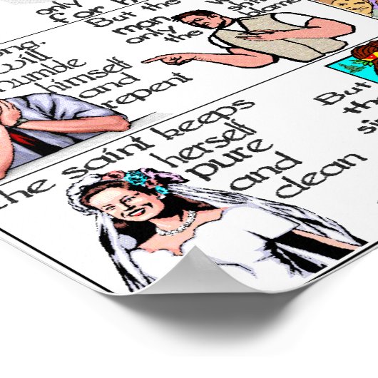 De Saint & de Sinner Poster (Hoek)