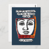 De salami is heerlijk Briefkaart (Voorkant / Achterkant)