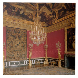 De Salon d'Apollon (Apollo Room) met tapisserieën Tegeltje