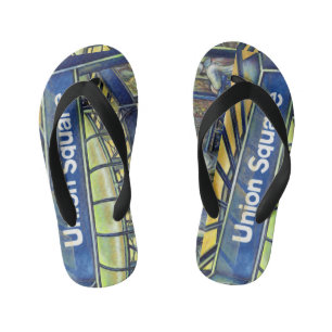 De Salon van Union Square Kinder Teenslippers