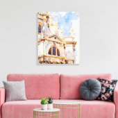 De Salute, Venetië, van John Singer Canvas Afdruk (Insitu (Woonkamer))