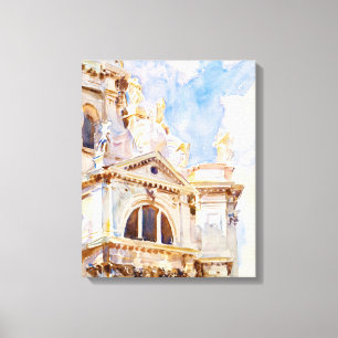 De Salute, Venetië, van John Singer Canvas Afdruk