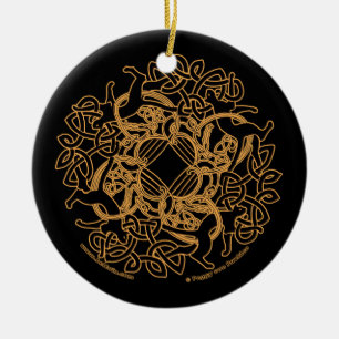 De Samhain Katten Celtic Ornament