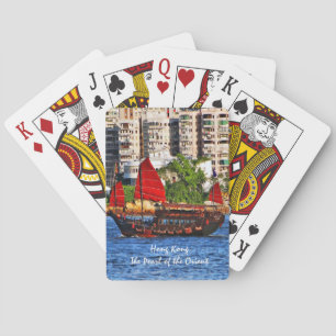 De Sampan van Hong Kong de Parel van het Oosten Pokerkaarten