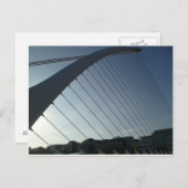 De Samuel Beckett Bridge Briefkaart (Voorkant / Achterkant)