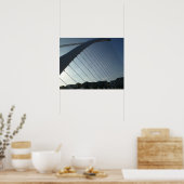 De Samuel Beckett Bridge, Dublin Poster (Keuken)