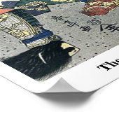 De samurai-strijders van Katsukawa, Shuntei Poster (Hoek)