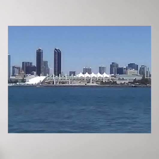 De San Diego Skyline Poster (Voorkant)