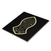 De sandaal van de profeet (Golden) Tegeltje (Zijkant)