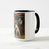 De Sandow Eugen Sandow Vaudeville Gewichtheffer Mok (Voorkant rechts)