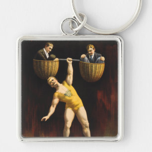 De Sandow Eugen Sandow Vaudeville Gewichtheffer Sleutelhanger