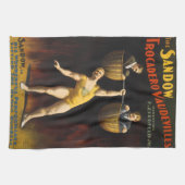 De Sandow Eugen Sandow Vaudeville Gewichtheffer Theedoek (Horizontaal)