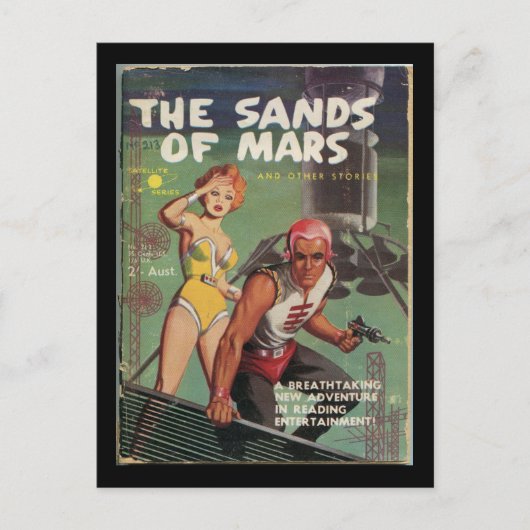 DE SANDS VAN MARS_Pulp Art Briefkaart (Voorkant)
