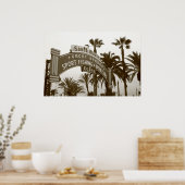 De Santa Monica Pier - 30x20 Poster (Keuken)