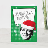 De Santis Claus Vous Souhaite Joyeuse Carte de Noë (Devant)