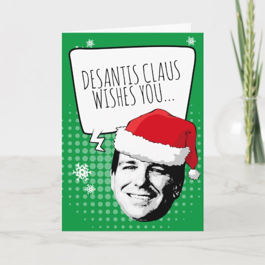 De Santis Claus Vous Souhaite Joyeuse Carte de Noë (Devant)
