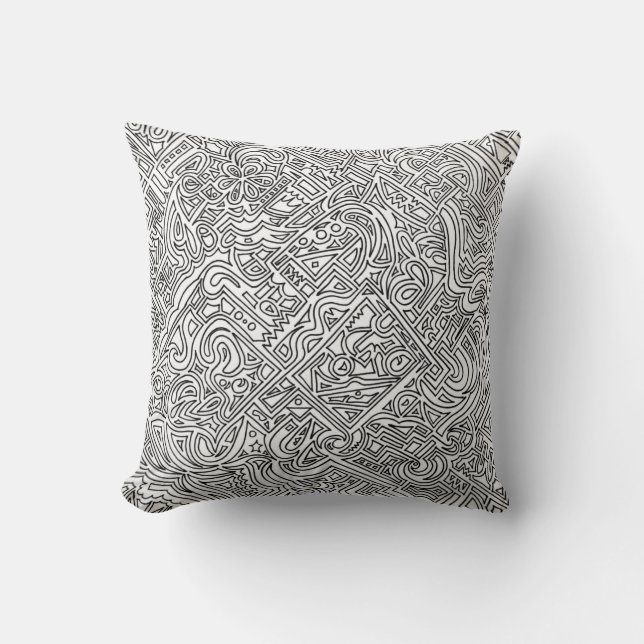 De Sara Doodle Pillow Kussen (Voorkant)