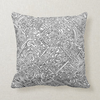 De Sara Doodle Pillow Kussen