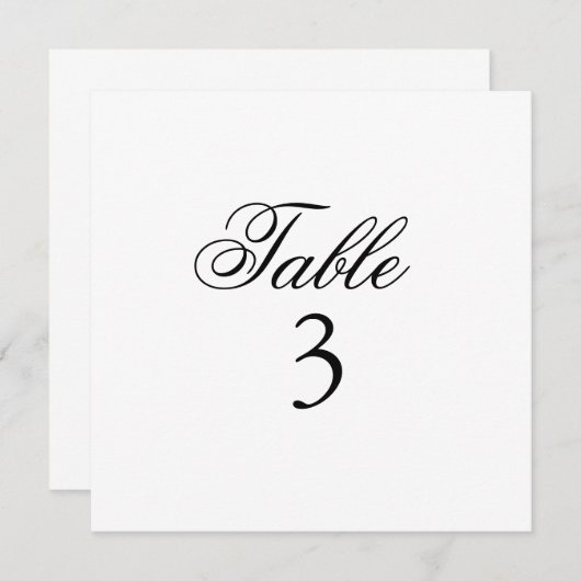 DE SARAH TABELNUMMERS (Voorkant / Achterkant)