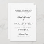 DE SARAH UITNODIGING (Voorkant / Achterkant)