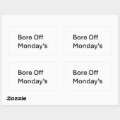 De sarcastische stickers van maandag (Vel)