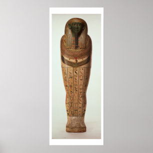 De sarcofaag van Psamtik I (664-610 BC) laat per Poster