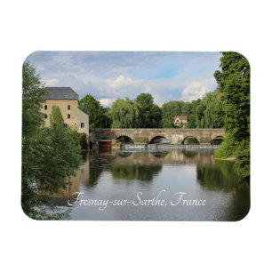 De Sarthe, Fresnay-sur-Sarthe, Frankrijk Magneet