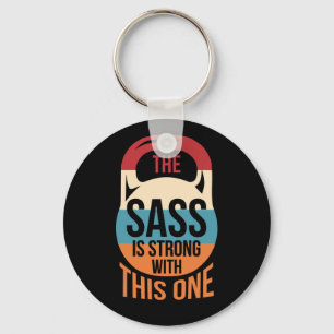 De Sass is sterk met deze ene fitness Sleutelhanger