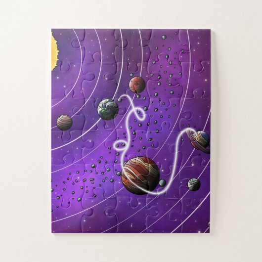 De Saturne à la Lune Puzzle (Vertical)