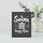 De Sauna is Mijn Geluksplek Briefkaart (Staand voorkant)