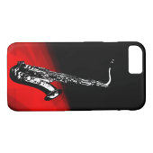 De saxofone Case-Mate iPhone case (Achterkant (Horizontaal))