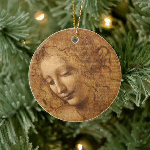 De Scapigliata van Leonardo da Vinci, Hoofd van ee Keramisch Ornament