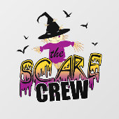 De Scare Crew Paarse ID1002 Raamsticker (Vel)