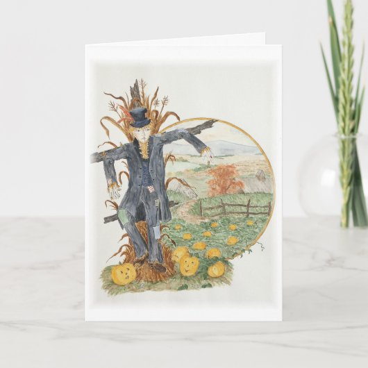 "De Scarecrow" Bedankkaart (Voorkant)