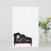 De scarlet Sofa Stationery Briefpapier (Staand voorkant)