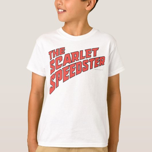De Scarlet Speedster-Logo T-shirt (Voorkant)