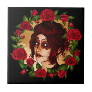 De Scarlet Sugar Doll Tegeltje