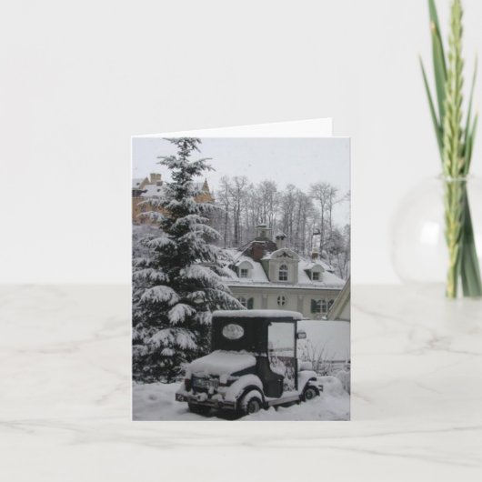 De Scène 2004 van de Winter van Neuschwanstein Feestdagen Kaart (Voorkant)